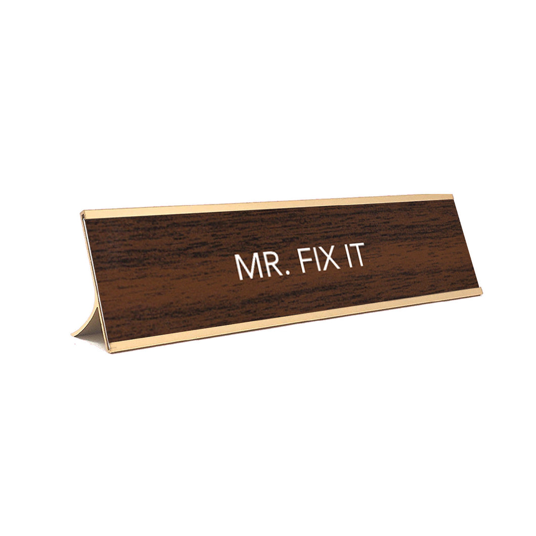 Mr Fix it  Brown and Gold