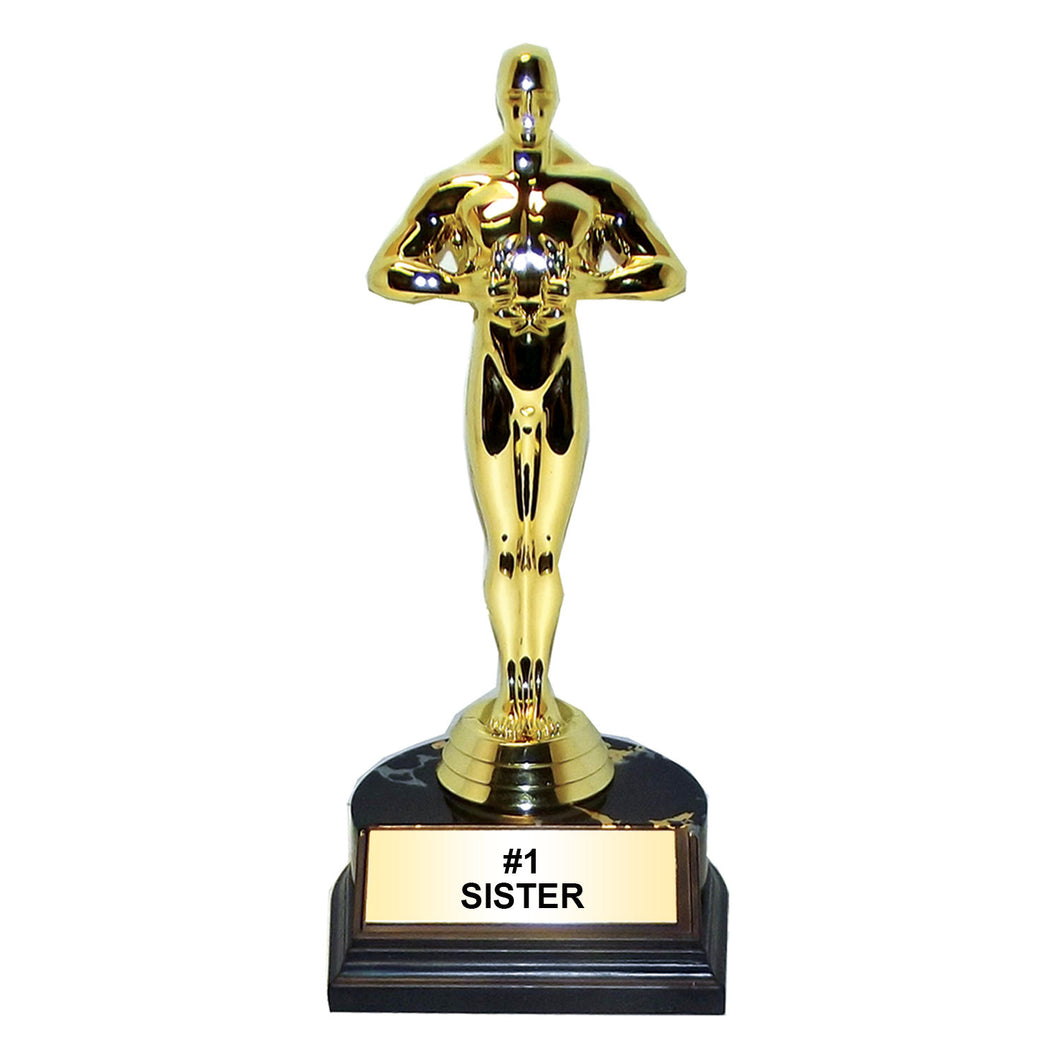 #1 Sister Trophy 7 Inch