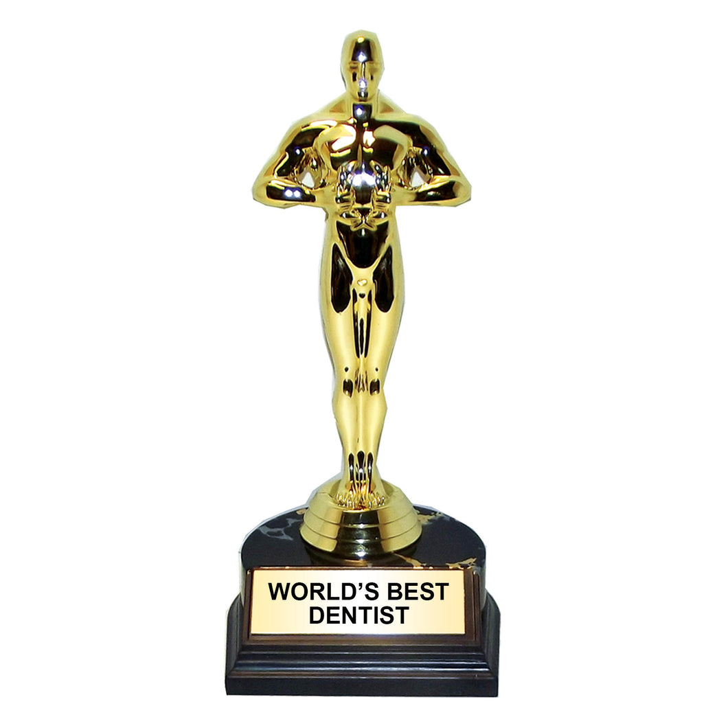 World's Best Dentist Trophy 7 Inch