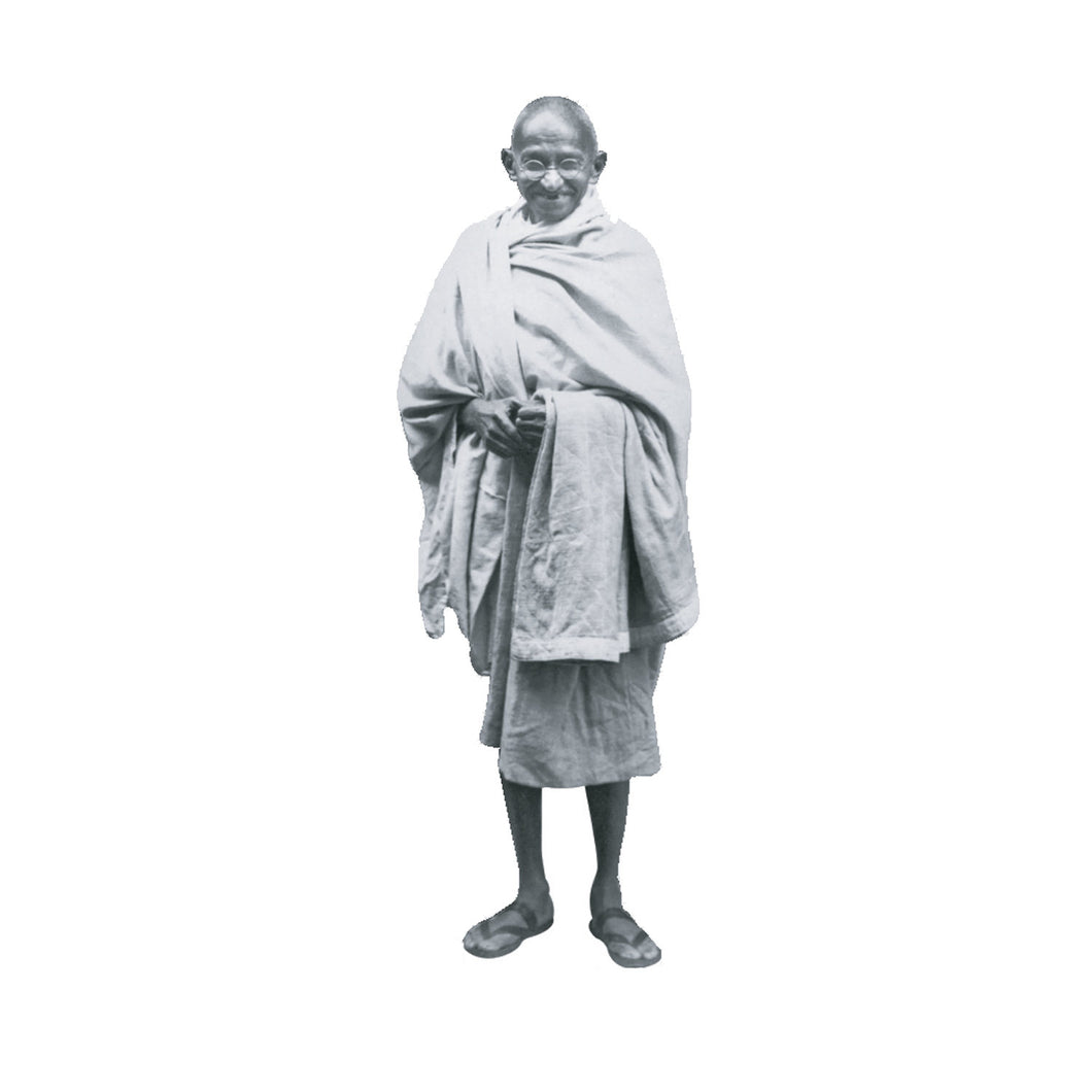 Mahatma Gandhi Life Size Carboard Stand Up, 5 feet, Black and White Print