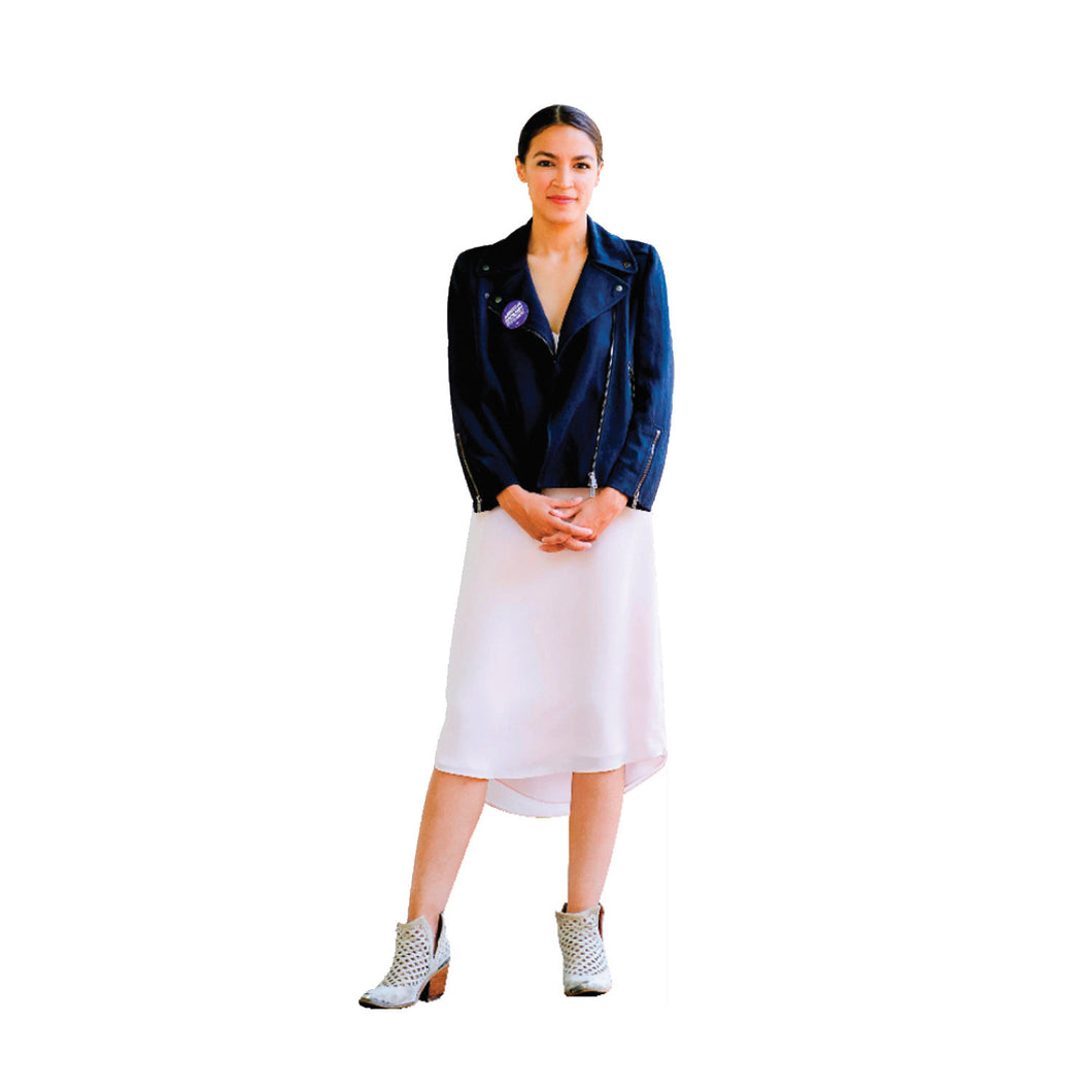 Alexandra Ocasio-Cortez Life Size Carboard Stand Up 6 ft