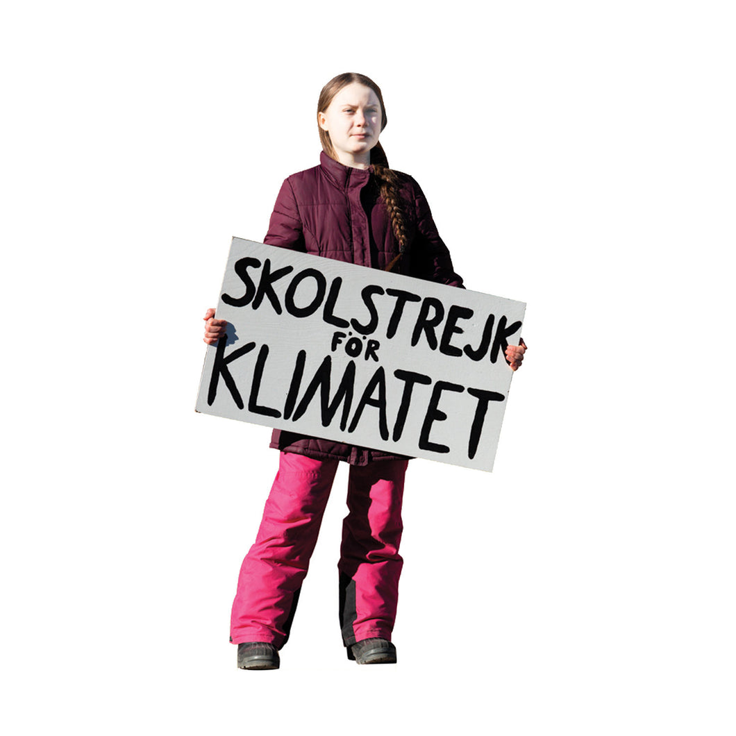 Greta Thunberg Life Size Cardboard Cut Stand up 6 Ft