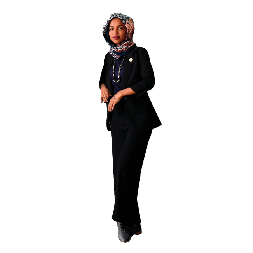 ILhan Omar Cardboard Standup,6 Ft