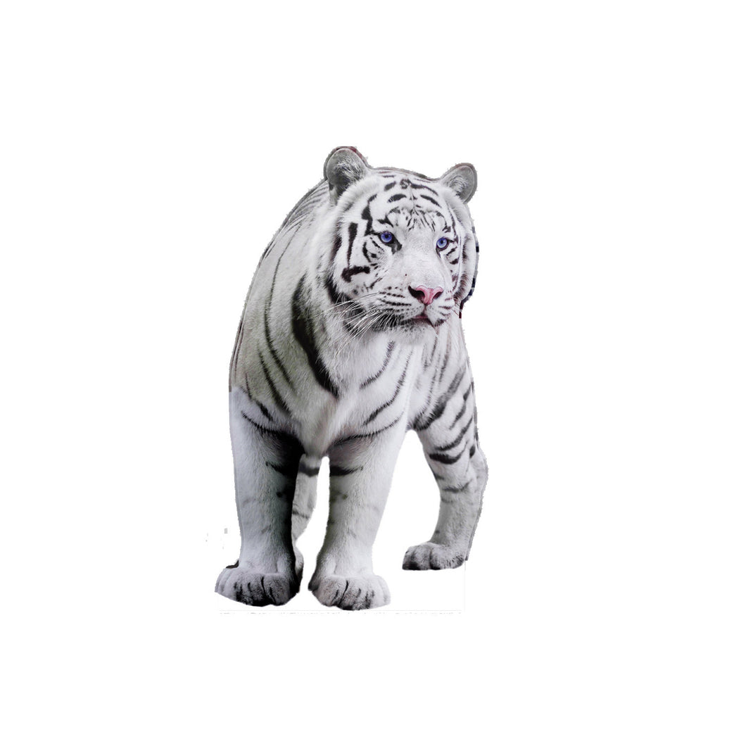 White Tiger Animal Cardboard standup