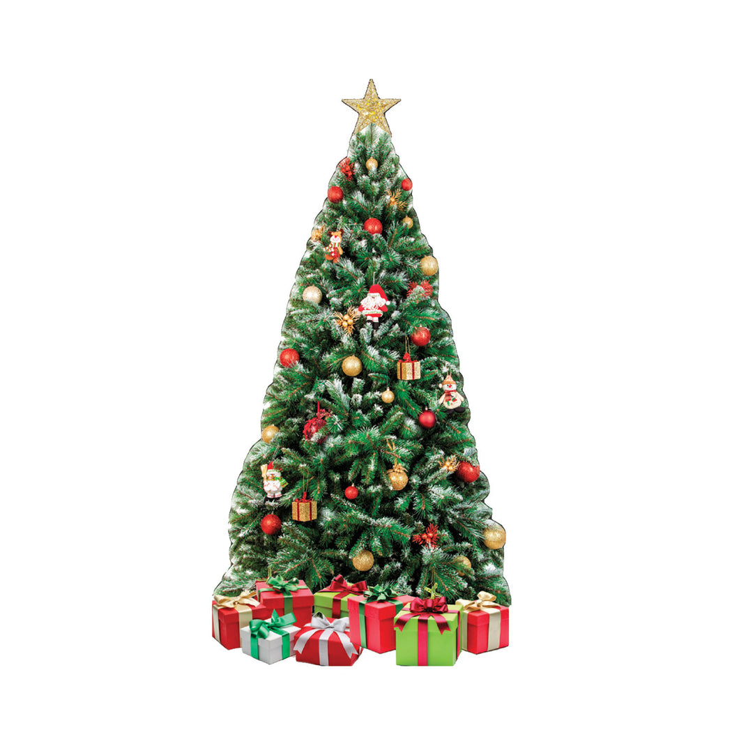 Christmas Tree Cardboard Standup 5 Feet 4 Inches