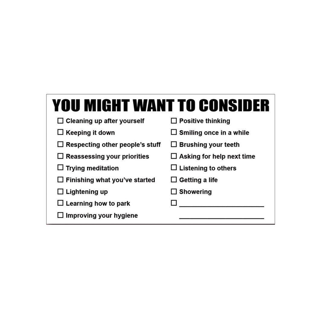 You Might Want To Consider Business Cards  25ct