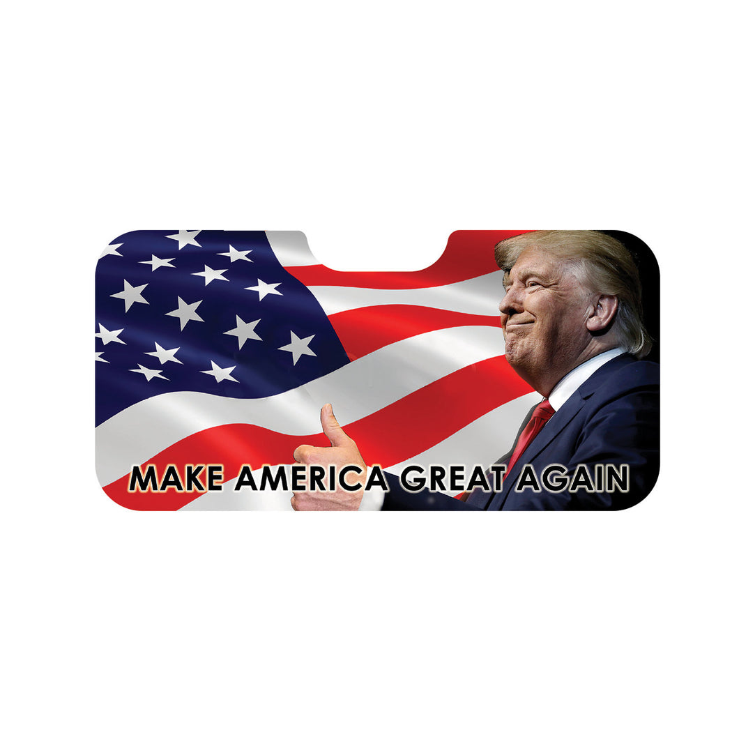 Donald Trump Car Sunshade | Funny Political Car Accessory (Donald Trump 'Make America Great Again')…