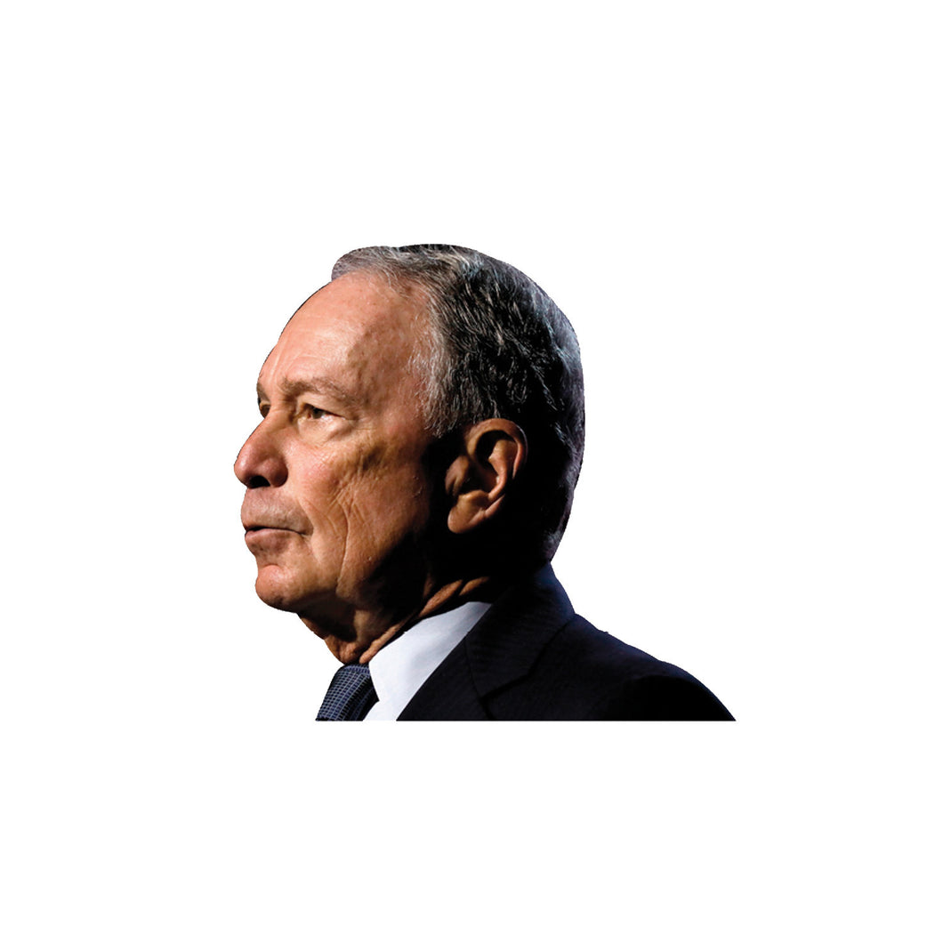 MICHAEL BLOOMBURG CAR DECAL