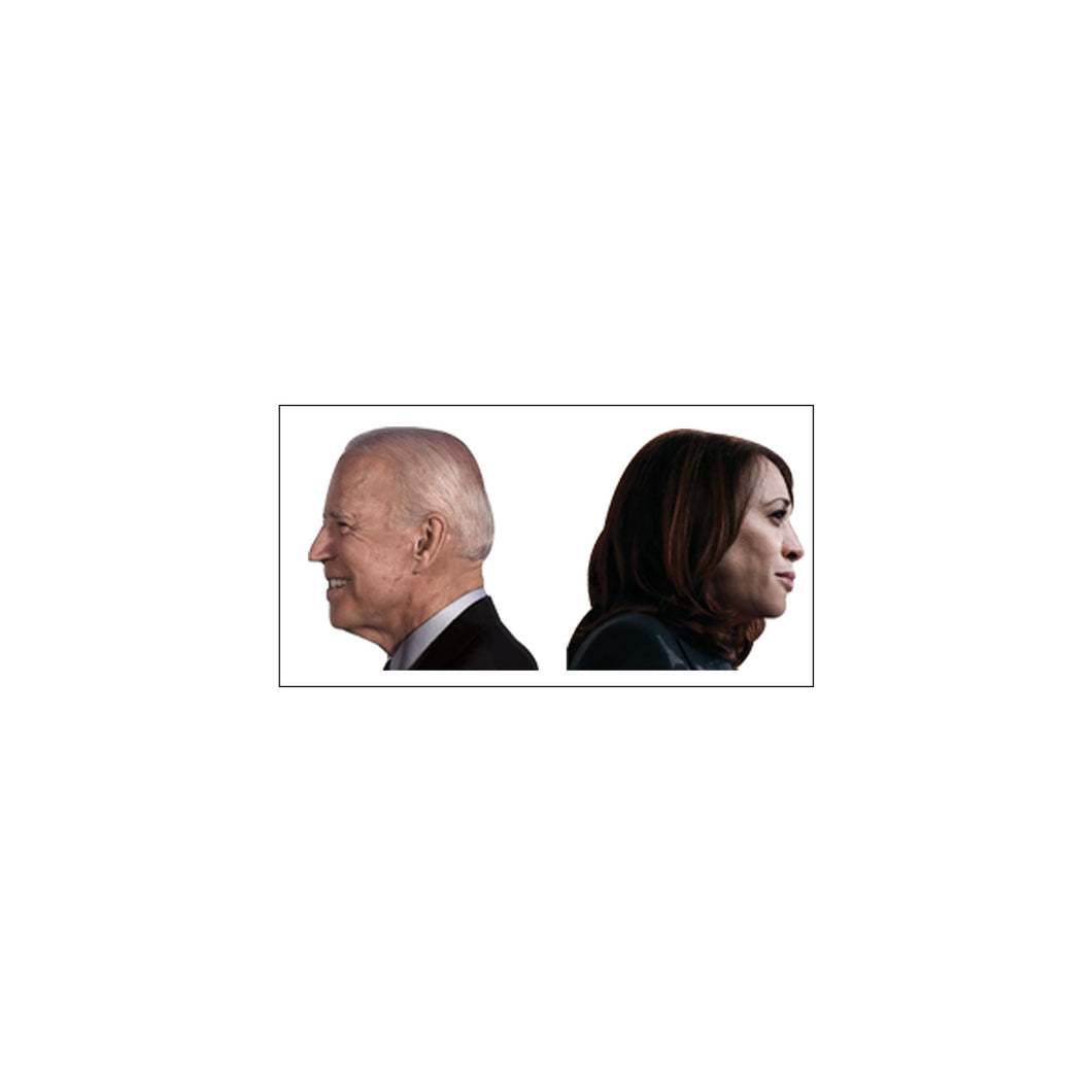 2 pack car decal Kamala Harris & Joe Biden