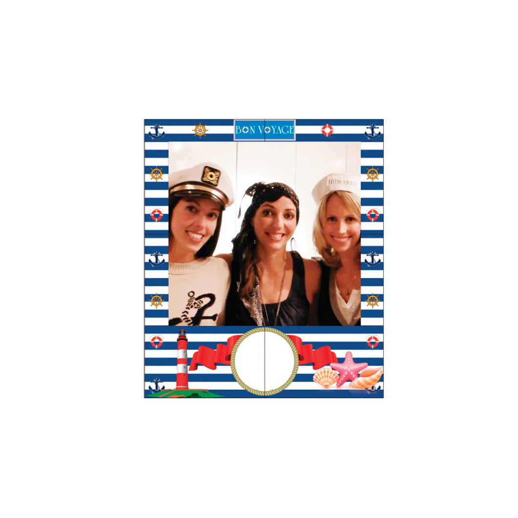 Bon Voyage 'Sailor' Themed Birthday Party Photo Frame Prop, 35 X 30 inches