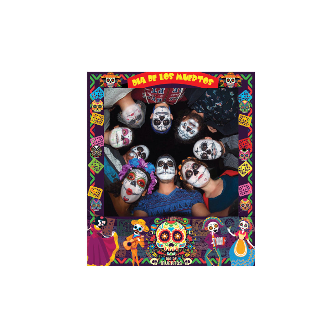 Day of The Dead Themed Birthday Party Photo Frame Prop, 35 X 30 inches