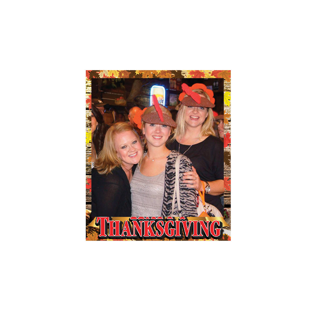 HAPPY THANKSGIVING SELFIE Photo Frame Prop, 35 X 30 inches