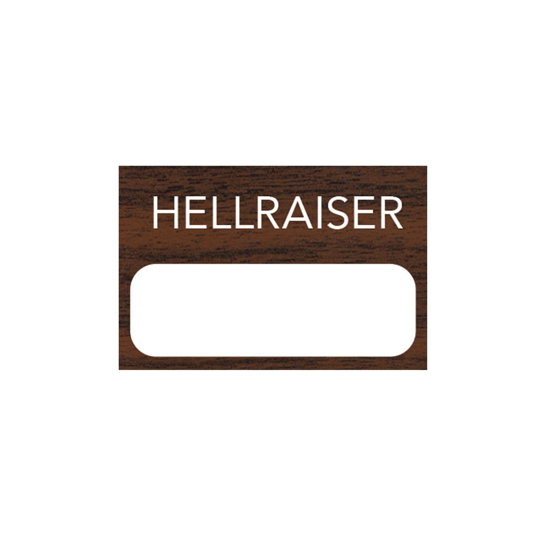 HELLRAISER PERSONALIZED TAG