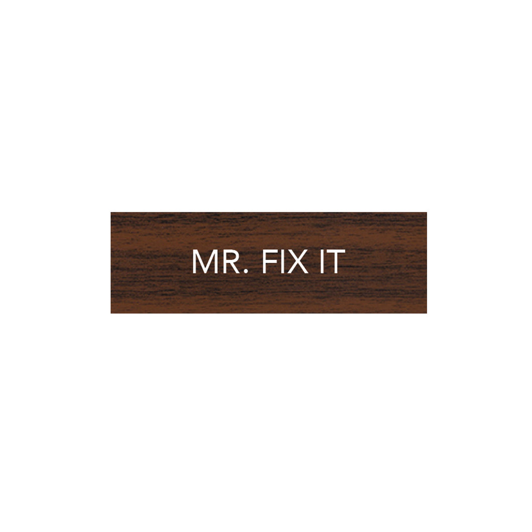 MR FIX IT NAME TAG