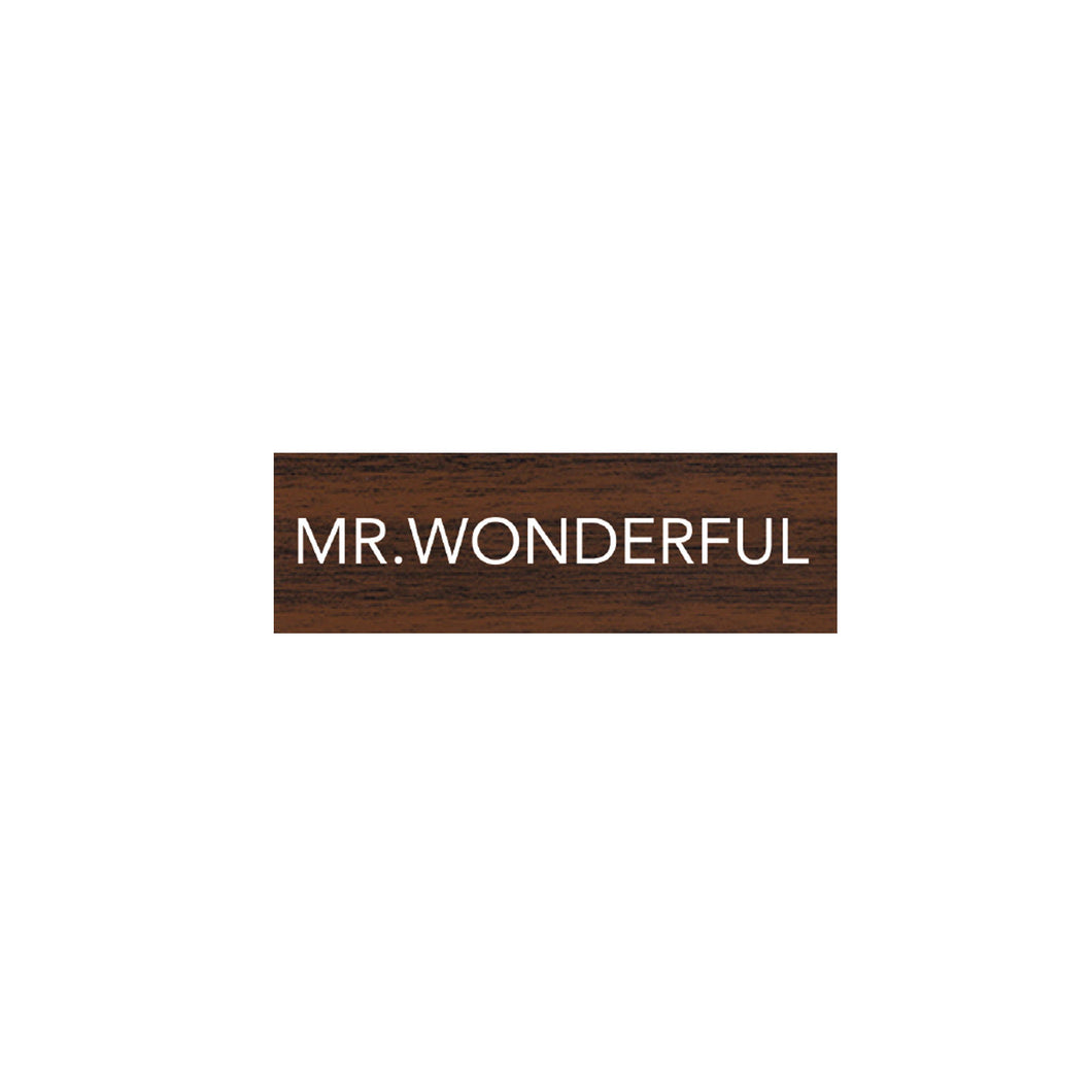 Mr Wonderful Funny Name tag