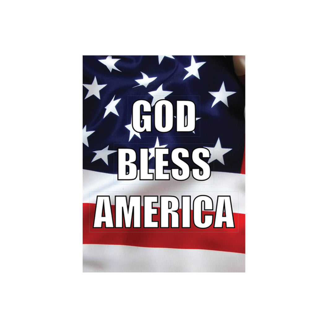 Patriotic Lawn Sign God Bless America
