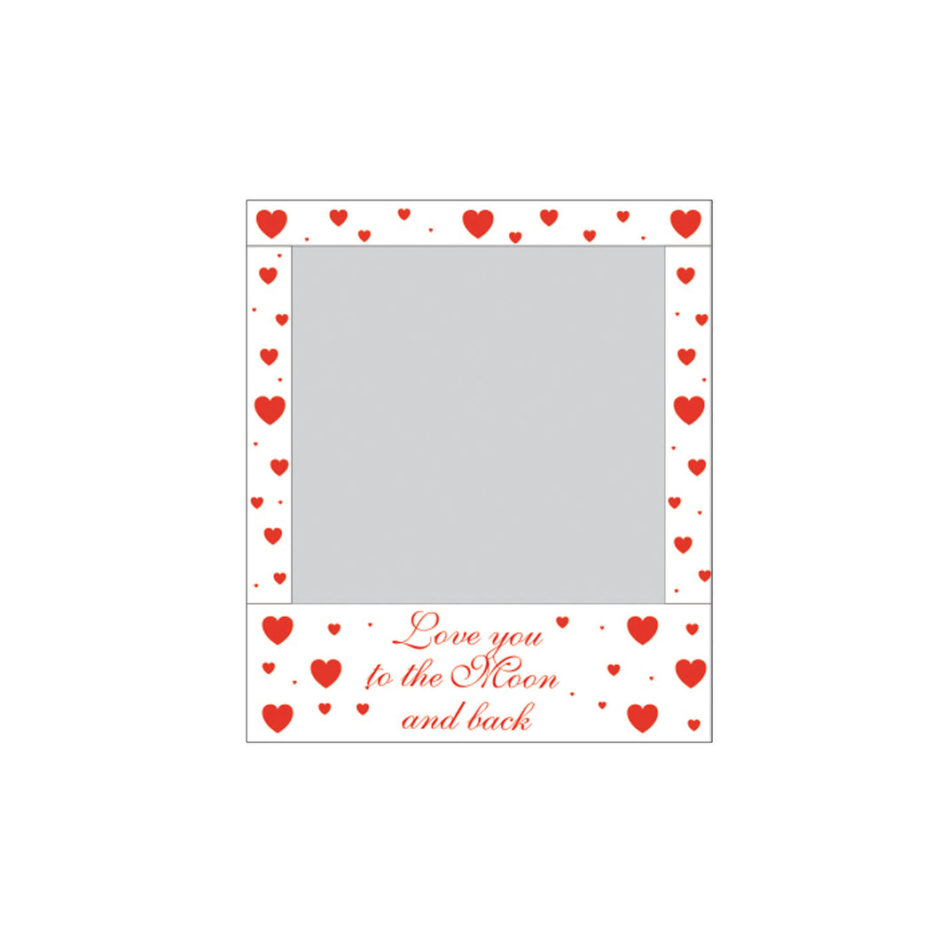 Valentine's Day Party Frame Photo Prop, 35 X 30 inches (