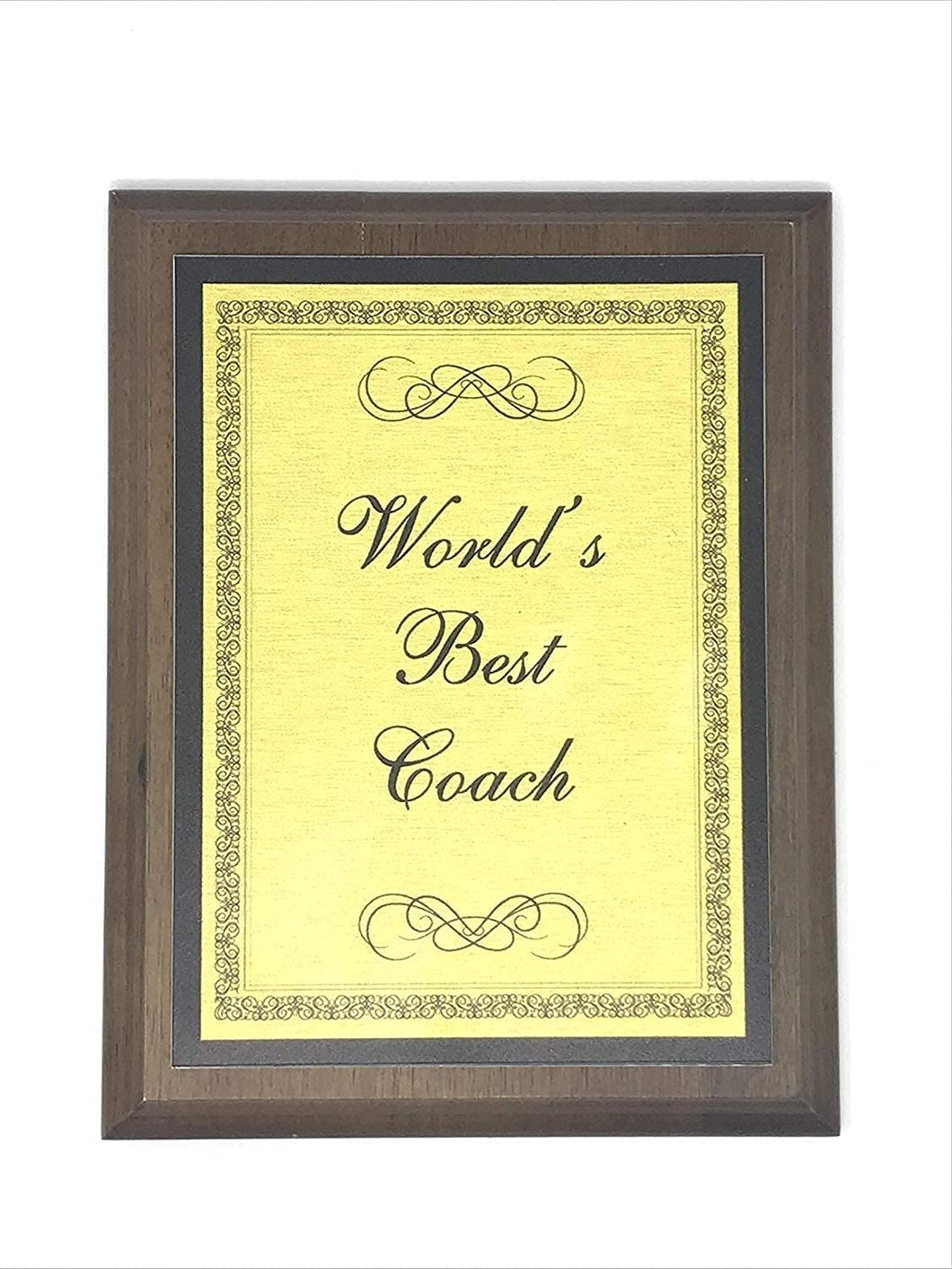 (World's Best Coach, Gold Plaques)