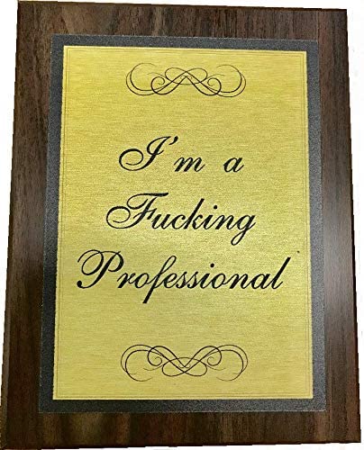 Elegant But Sassy Novelty Plaques (