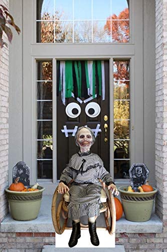 Halloween Haunted House Life Size Cardboard Stand Up (Decaying Grandma)…