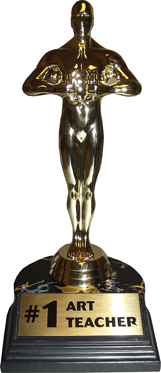 #1 Art Teacher Trophy