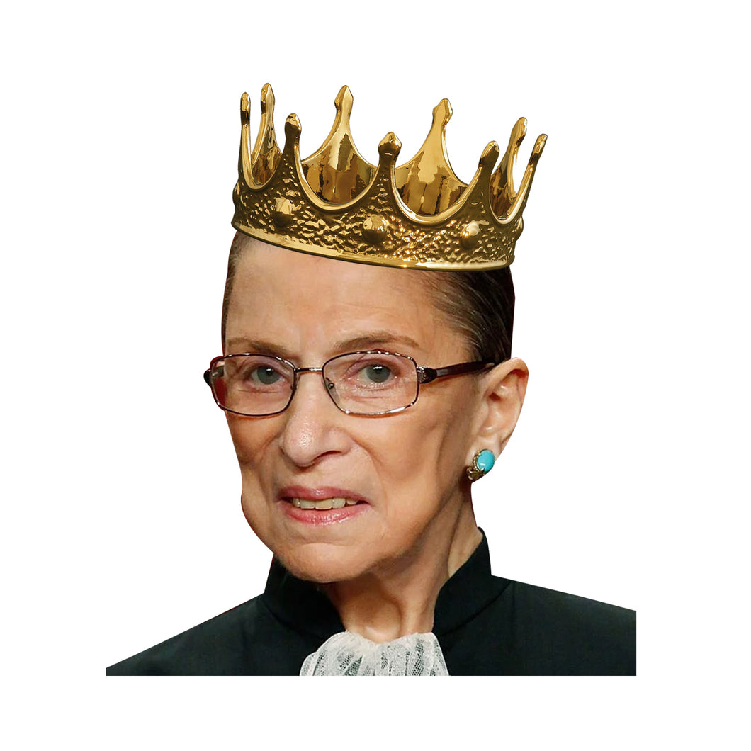 Ruth Bader with Crown Car window Decal