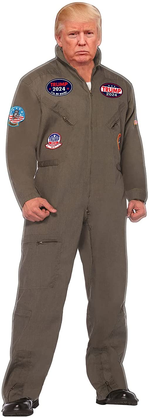 Donald Trump 2024 TOP Gun Cardboard Cutout 6 feet Life Size Standee Picture Poster